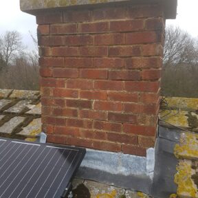 Existing Chimney in roof